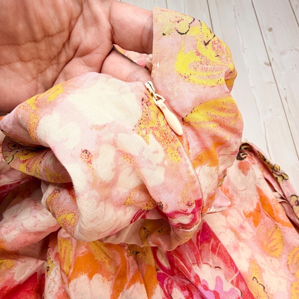 Free People Freddy Tie Mini Dress in Fruit Punch Floral Size Medium - Picture 12 of 12